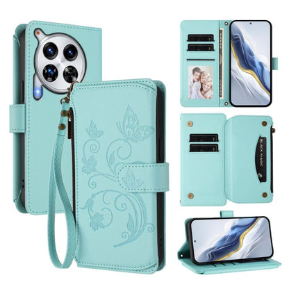 Butterfly Love Flower Multi-card Zipper Wallet Leather Phone Case, For Tecno Spark 30 Pro 4G, For Tecno Spark 30 5G / Pova 6 Neo 5G, For Tecno Spark 30 4G, For Tecno Spark GO 5G 2025 / Hot 60i 4G, For Tecno Spark 30C 4G, For Tecno Spark 20 Pro 5G      ...