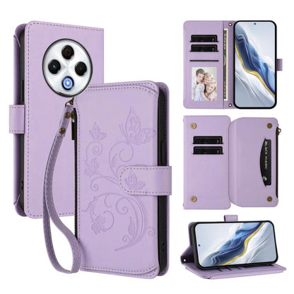 Butterfly Love Flower Multi-card Zipper Wallet Leather Phone Case, For Tecno Spark 30 Pro 4G, For Tecno Spark 30 5G / Pova 6 Neo 5G, For Tecno Spark 30 4G, For Tecno Spark GO 5G 2025 / Hot 60i 4G, For Tecno Spark 30C 4G, For Tecno Spark 20 Pro 5G      ...