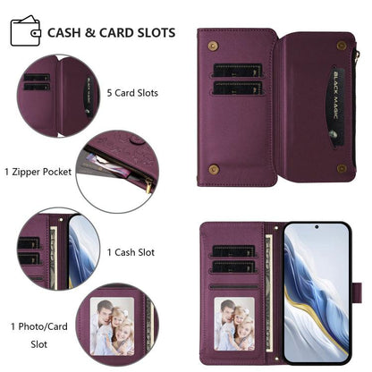 Butterfly Love Flower Multi-card Zipper Wallet Leather Phone Case, For Tecno Spark 30 Pro 4G, For Tecno Spark 30 5G / Pova 6 Neo 5G, For Tecno Spark 30 4G, For Tecno Spark GO 5G 2025 / Hot 60i 4G, For Tecno Spark 30C 4G, For Tecno Spark 20 Pro 5G      ...