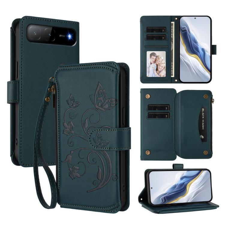 Butterfly Love Flower Multi-card Zipper Wallet Leather Phone Case, For Tecno Spark 30 Pro 4G, For Tecno Spark 30 5G / Pova 6 Neo 5G, For Tecno Spark 30 4G, For Tecno Spark GO 5G 2025 / Hot 60i 4G, For Tecno Spark 30C 4G, For Tecno Spark 20 Pro 5G      ...