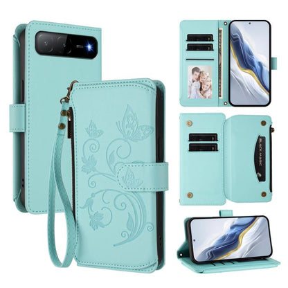Butterfly Love Flower Multi-card Zipper Wallet Leather Phone Case, For Tecno Spark 30 Pro 4G, For Tecno Spark 30 5G / Pova 6 Neo 5G, For Tecno Spark 30 4G, For Tecno Spark GO 5G 2025 / Hot 60i 4G, For Tecno Spark 30C 4G, For Tecno Spark 20 Pro 5G      ...