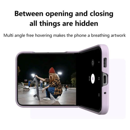Large Window Ring Holder Skin Feel PC Phone Case, For Galaxy Z Flip8 5G, For Samsung Galaxy Z Flip7 FE / 6 / 5 5G, For Samsung Galaxy Z Flip7 5G