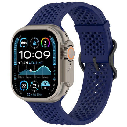 xDfind Breathable Silicone Watch Band, For Apple Watch 42 / 44 / 45 / 46 / 49mm, For Apple Watch 38 / 40 / 41 / S10 42mm