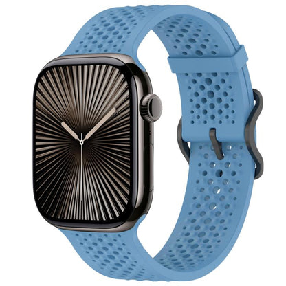 xDfind Breathable Silicone Watch Band, For Apple Watch 42 / 44 / 45 / 46 / 49mm, For Apple Watch 38 / 40 / 41 / S10 42mm