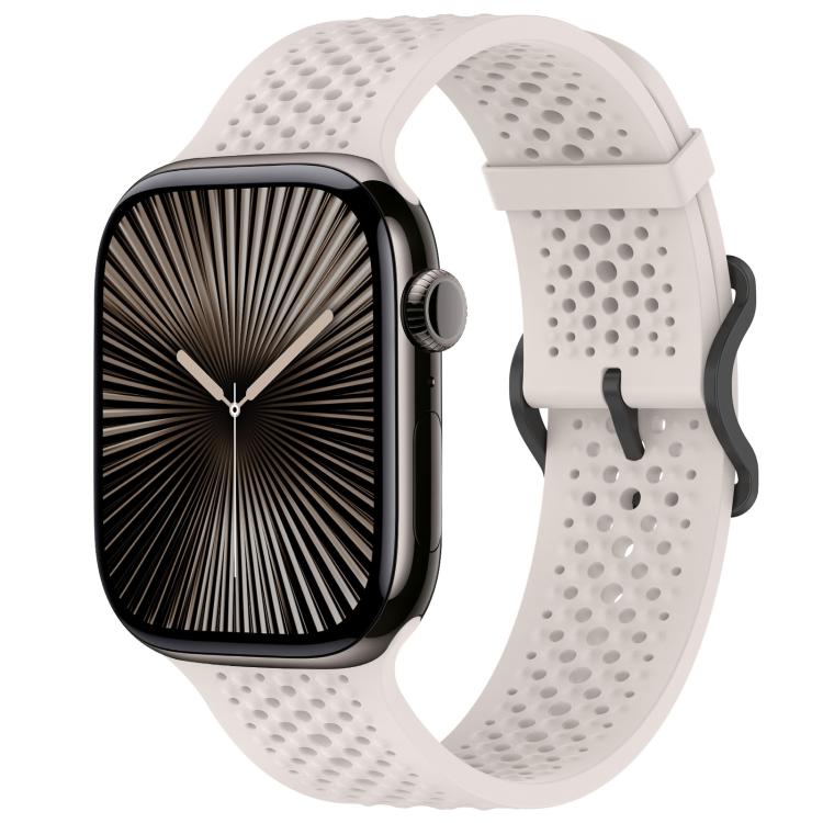 xDfind Breathable Silicone Watch Band, For Apple Watch 42 / 44 / 45 / 46 / 49mm, For Apple Watch 38 / 40 / 41 / S10 42mm