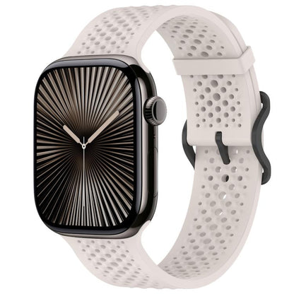 xDfind Breathable Silicone Watch Band, For Apple Watch 42 / 44 / 45 / 46 / 49mm, For Apple Watch 38 / 40 / 41 / S10 42mm