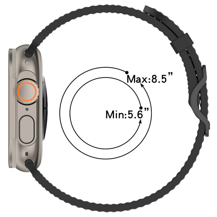 xDfind Breathable Silicone Watch Band, For Apple Watch 42 / 44 / 45 / 46 / 49mm, For Apple Watch 38 / 40 / 41 / S10 42mm