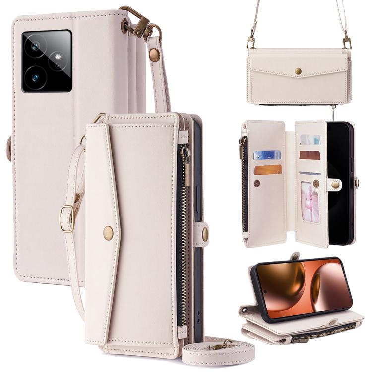 Zipper Wallet Side Buckle Crossbody Lanyard Leather Phone Case, For Realme P4 Power 5G, For Realme Note 80 4G, For Realme C83 5G, For Realme Neo8 5G, For Realme 16 5G Global, For Realme 16 Pro+ 5G, For Realme 16 Pro 5G, For Realme P4x 5G               ...