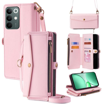 Zipper Wallet Side Buckle Crossbody Lanyard Leather Phone Case, For Realme P4 Power 5G, For Realme Note 80 4G, For Realme C83 5G, For Realme Neo8 5G, For Realme 16 5G Global, For Realme 16 Pro+ 5G, For Realme 16 Pro 5G, For Realme P4x 5G               ...