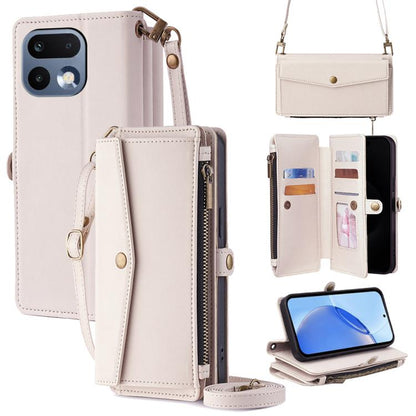 Zipper Wallet Side Buckle Crossbody Lanyard Leather Phone Case, For Realme P4 Power 5G, For Realme Note 80 4G, For Realme C83 5G, For Realme Neo8 5G, For Realme 16 5G Global, For Realme 16 Pro+ 5G, For Realme 16 Pro 5G, For Realme P4x 5G               ...