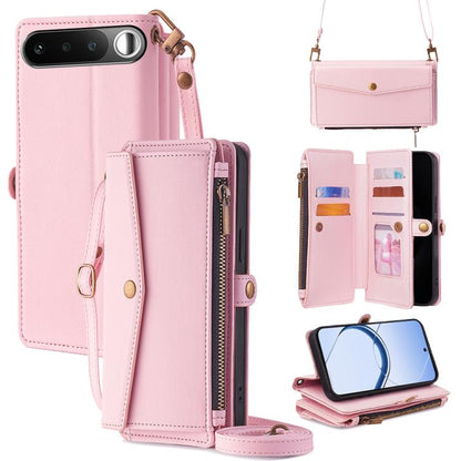Zipper Wallet Side Buckle Crossbody Lanyard Leather Phone Case, For Realme P4 Power 5G, For Realme Note 80 4G, For Realme C83 5G, For Realme Neo8 5G, For Realme 16 5G Global, For Realme 16 Pro+ 5G, For Realme 16 Pro 5G, For Realme P4x 5G               ...