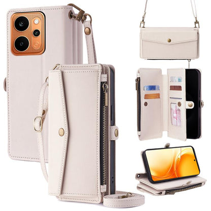 Zipper Wallet Side Buckle Crossbody Lanyard Leather Phone Case, For Realme P4 Power 5G, For Realme Note 80 4G, For Realme C83 5G, For Realme Neo8 5G, For Realme 16 5G Global, For Realme 16 Pro+ 5G, For Realme 16 Pro 5G, For Realme P4x 5G               ...