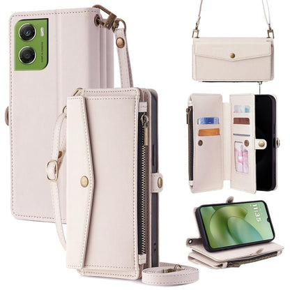 Zipper Wallet Side Buckle Crossbody Lanyard Leather Phone Case, For Motorola Moto G67 Power 5G, For Motorola Edge 70 5G, For Motorola Moto G06 4G, For Motorola Edge 60 Pro 5G