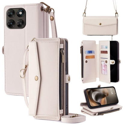Zipper Wallet Side Buckle Crossbody Lanyard Leather Phone Case, For Motorola Moto X70 Air Pro, For Motorola Moto G77 5G, For Motorola Edge 70 Fusion 5G, For Motorola Moto G67 Power 5G, For Motorola Edge 70 5G, For Motorola Moto G06 4G                  ...