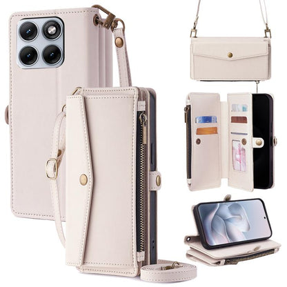 Zipper Wallet Side Buckle Crossbody Lanyard Leather Phone Case, For Motorola Moto X70 Air Pro, For Motorola Moto G77 5G, For Motorola Edge 70 Fusion 5G, For Motorola Moto G67 Power 5G, For Motorola Edge 70 5G, For Motorola Moto G06 4G                  ...