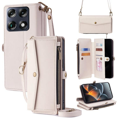 Zipper Wallet Side Buckle Crossbody Lanyard Leather Phone Case, For Motorola Moto X70 Air Pro, For Motorola Moto G77 5G, For Motorola Edge 70 Fusion 5G, For Motorola Moto G67 Power 5G, For Motorola Edge 70 5G, For Motorola Moto G06 4G                  ...