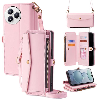 Zipper Wallet Side Buckle Crossbody Lanyard Leather Phone Case, For Redmi A7 Pro 171mm / Poco C85x 5G, For Redmi Turbo 5 Max 5G / Poco X8 Pro Max 5G, For Redmi Turbo 5 5G / Poco X8 Pro 5G, For Redmi K90 Pro Max 5G / Poco F8 Ultra                       ...