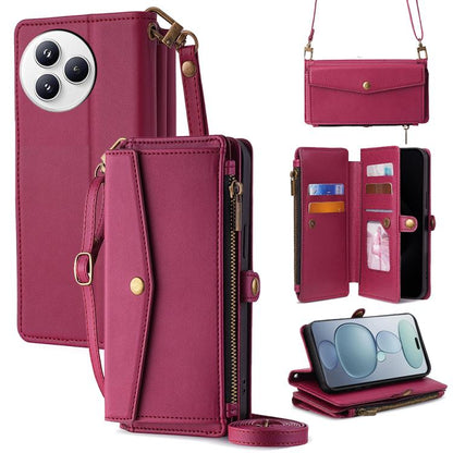 Zipper Wallet Side Buckle Crossbody Lanyard Leather Phone Case, For Redmi A7 Pro 171mm / Poco C85x 5G, For Redmi Turbo 5 Max 5G / Poco X8 Pro Max 5G, For Redmi Turbo 5 5G / Poco X8 Pro 5G, For Redmi K90 Pro Max 5G / Poco F8 Ultra                       ...
