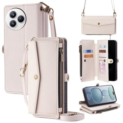 Zipper Wallet Side Buckle Crossbody Lanyard Leather Phone Case, For Redmi A7 Pro 171mm / Poco C85x 5G, For Redmi Turbo 5 Max 5G / Poco X8 Pro Max 5G, For Redmi Turbo 5 5G / Poco X8 Pro 5G, For Redmi K90 Pro Max 5G / Poco F8 Ultra                       ...