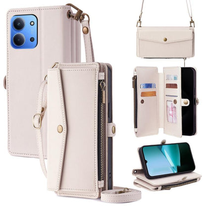 Zipper Wallet Side Buckle Crossbody Lanyard Leather Phone Case, For Redmi A7 Pro 171mm / Poco C85x 5G, For Redmi Turbo 5 Max 5G / Poco X8 Pro Max 5G, For Redmi Turbo 5 5G / Poco X8 Pro 5G, For Redmi K90 Pro Max 5G / Poco F8 Ultra                       ...