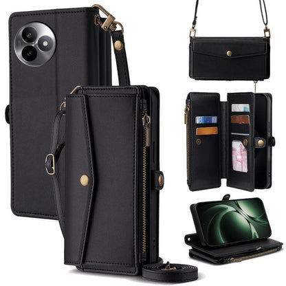 Zipper Wallet Side Buckle Crossbody Lanyard Leather Phone Case, For Redmi A7 Pro 171mm / Poco C85x 5G, For Redmi Turbo 5 Max 5G / Poco X8 Pro Max 5G, For Redmi Turbo 5 5G / Poco X8 Pro 5G, For Redmi K90 Pro Max 5G / Poco F8 Ultra                       ...