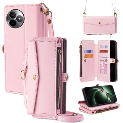 Zipper Wallet Side Buckle Crossbody Lanyard Leather Phone Case, For Redmi A7 Pro 171mm / Poco C85x 5G, For Redmi Turbo 5 Max 5G / Poco X8 Pro Max 5G, For Redmi Turbo 5 5G / Poco X8 Pro 5G, For Redmi K90 Pro Max 5G / Poco F8 Ultra                       ...