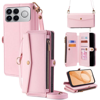 Zipper Wallet Side Buckle Crossbody Lanyard Leather Phone Case, For Redmi A7 Pro 171mm / Poco C85x 5G, For Redmi Turbo 5 Max 5G / Poco X8 Pro Max 5G, For Redmi Turbo 5 5G / Poco X8 Pro 5G, For Redmi K90 Pro Max 5G / Poco F8 Ultra                       ...