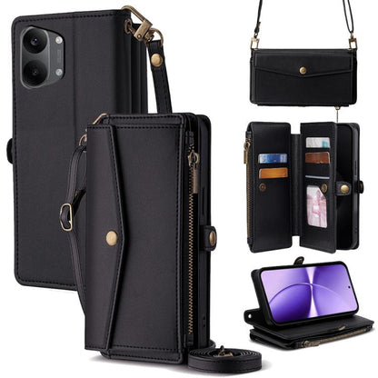 Zipper Wallet Side Buckle Crossbody Lanyard Leather Phone Case, For Redmi A7 Pro 171mm / Poco C85x 5G, For Redmi Turbo 5 Max 5G / Poco X8 Pro Max 5G, For Redmi Turbo 5 5G / Poco X8 Pro 5G, For Redmi K90 Pro Max 5G / Poco F8 Ultra                       ...