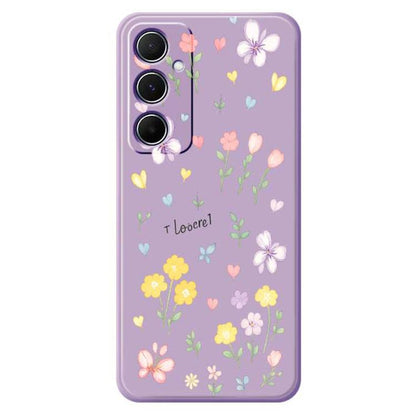 B Series Minimalist TPU Creative Painted Phone Case