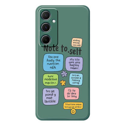 B Series Minimalist TPU Creative Painted Phone Case