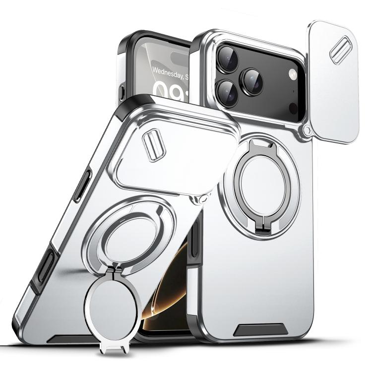 Sliding Camshield Ring Holder Phone Case, For iPhone 18, For iPhone 18 Pro, For iPhone 18 Pro Max, For iPhone 17 Pro Max, For iPhone 17 Pro, For iPhone 17, For iPhone Air