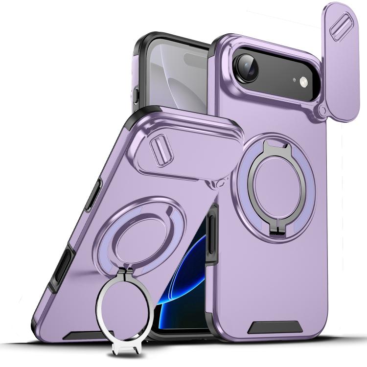 Sliding Camshield Ring Holder Phone Case, For iPhone 18, For iPhone 18 Pro, For iPhone 18 Pro Max, For iPhone 17 Pro Max, For iPhone 17 Pro, For iPhone 17, For iPhone Air