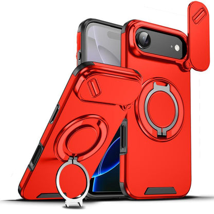 Sliding Camshield Ring Holder Phone Case, For iPhone 18, For iPhone 18 Pro, For iPhone 18 Pro Max, For iPhone 17 Pro Max, For iPhone 17 Pro, For iPhone 17, For iPhone Air