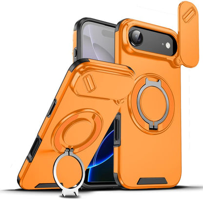 Sliding Camshield Ring Holder Phone Case, For iPhone 18, For iPhone 18 Pro, For iPhone 18 Pro Max, For iPhone 17 Pro Max, For iPhone 17 Pro, For iPhone 17, For iPhone Air
