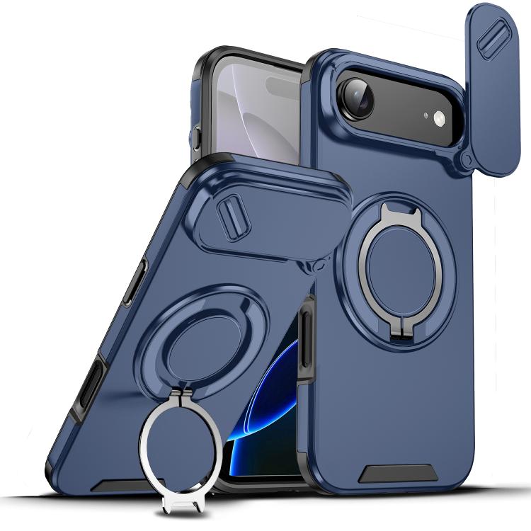 Sliding Camshield Ring Holder Phone Case, For iPhone 18, For iPhone 18 Pro, For iPhone 18 Pro Max, For iPhone 17 Pro Max, For iPhone 17 Pro, For iPhone 17, For iPhone Air
