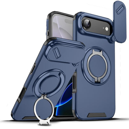 Sliding Camshield Ring Holder Phone Case, For iPhone 18, For iPhone 18 Pro, For iPhone 18 Pro Max, For iPhone 17 Pro Max, For iPhone 17 Pro, For iPhone 17, For iPhone Air