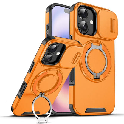 Sliding Camshield Ring Holder Phone Case, For iPhone 18, For iPhone 18 Pro, For iPhone 18 Pro Max, For iPhone 17 Pro Max, For iPhone 17 Pro, For iPhone 17, For iPhone Air