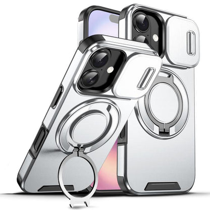 Sliding Camshield Ring Holder Phone Case, For iPhone 18, For iPhone 18 Pro, For iPhone 18 Pro Max, For iPhone 17 Pro Max, For iPhone 17 Pro, For iPhone 17, For iPhone Air