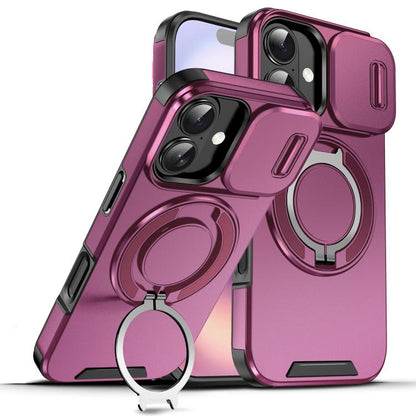 Sliding Camshield Ring Holder Phone Case, For iPhone 18, For iPhone 18 Pro, For iPhone 18 Pro Max, For iPhone 17 Pro Max, For iPhone 17 Pro, For iPhone 17, For iPhone Air