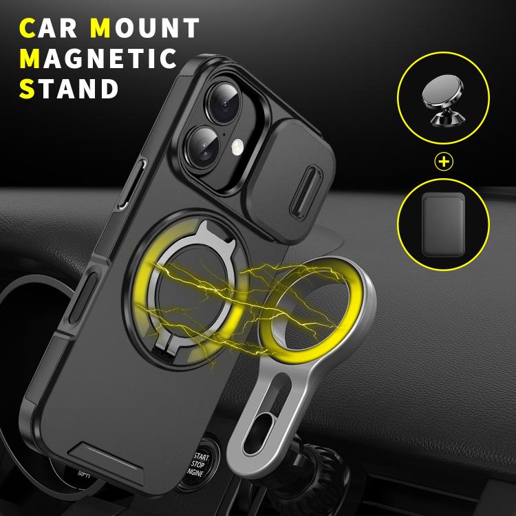 Sliding Camshield Ring Holder Phone Case, For iPhone 18, For iPhone 18 Pro, For iPhone 18 Pro Max, For iPhone 17 Pro Max, For iPhone 17 Pro, For iPhone 17, For iPhone Air