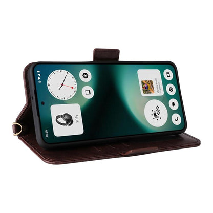 Multi-card Slots Crossbody Cowhide Leather Phone Case, For Nothing Phone 3a Lite, For Nothing Phone 3, For Nothing Phone 3a