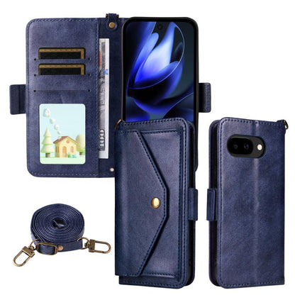 Multi-card Slots Crossbody Cowhide Leather Phone Case, For Google Pixel 10a, For Google Pixel 10 Pro XL / 9 Pro XL, For Google Pixel 10 Pro / 10 / 9 Pro / 9, For Google Pixel 9a, For Google Pixel 8a, For Google Pixel 7a