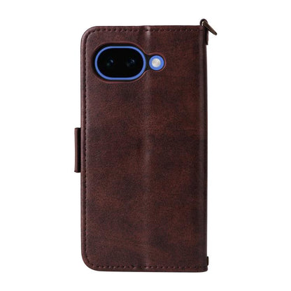 Multi-card Slots Crossbody Cowhide Leather Phone Case, For Google Pixel 10a, For Google Pixel 10 Pro XL / 9 Pro XL, For Google Pixel 10 Pro / 10 / 9 Pro / 9, For Google Pixel 9a, For Google Pixel 8a, For Google Pixel 7a