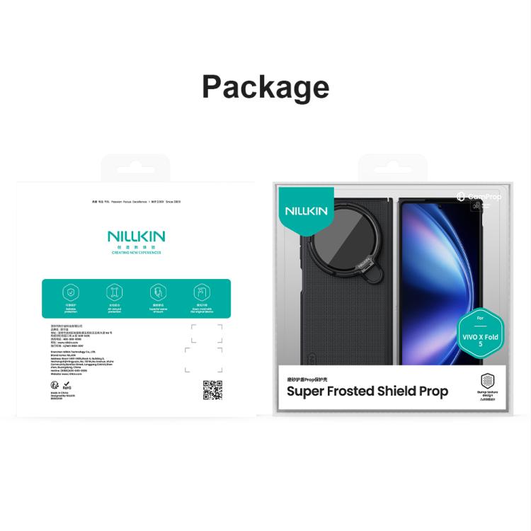 NILLKIN Frosted Prop PC + TPU MagSafe Magnetic Transparent Mirror Cover Phone Case, For vivo X Fold5