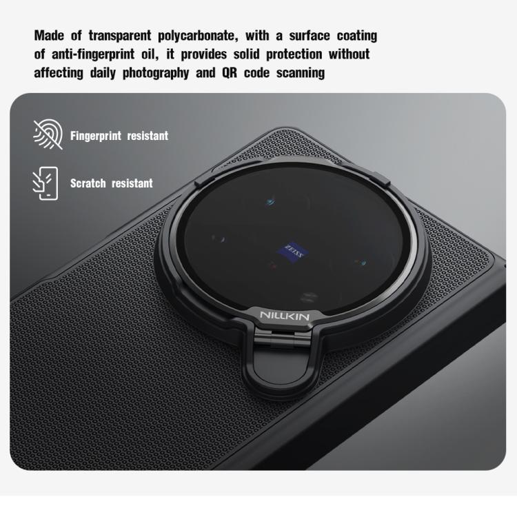 NILLKIN Frosted Prop PC + TPU MagSafe Magnetic Transparent Mirror Cover Phone Case, For vivo X Fold5