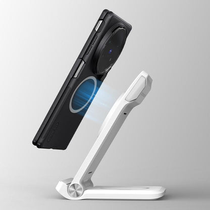 NILLKIN Frosted Prop PC + TPU MagSafe Magnetic Transparent Mirror Cover Phone Case, For vivo X Fold5