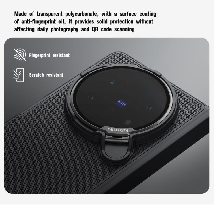 NILLKIN Super Frosted Shield Prop PC + TPU Transparent Mirror Cover Phone Case, For vivo X Fold5