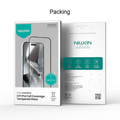 NILLKIN CP+Pro 9H Explosion-proof Tempered Glass Film, For Samsung Galaxy Z Fold7 5G, For Samsung Galaxy Z Flip7 5G