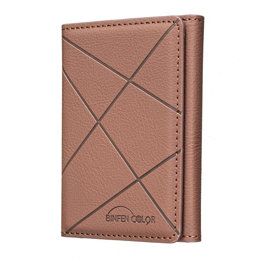 BFK24 Diamond Embossed Magsafe Magnetic Leather Card Bag