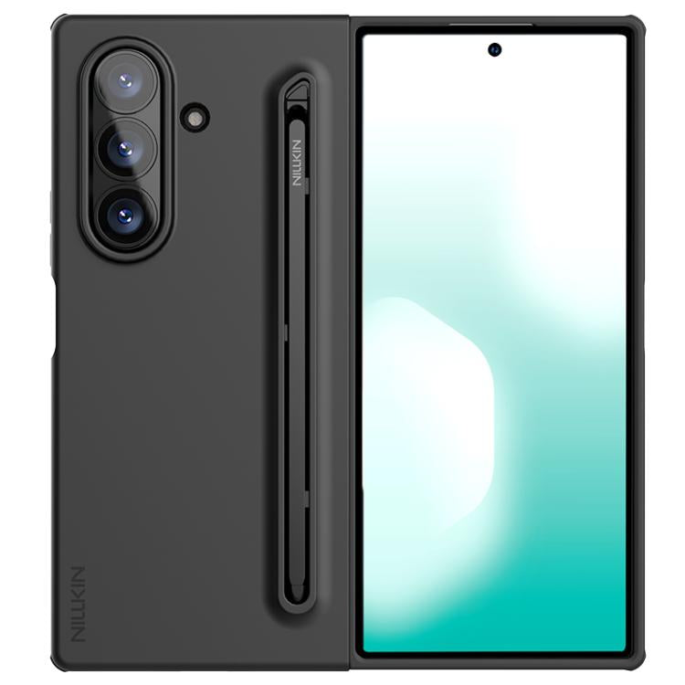 NILLKIN Fold Liquid Silicone PC Phone Case with Stylus, For Samsung Galaxy Z Fold7 5G